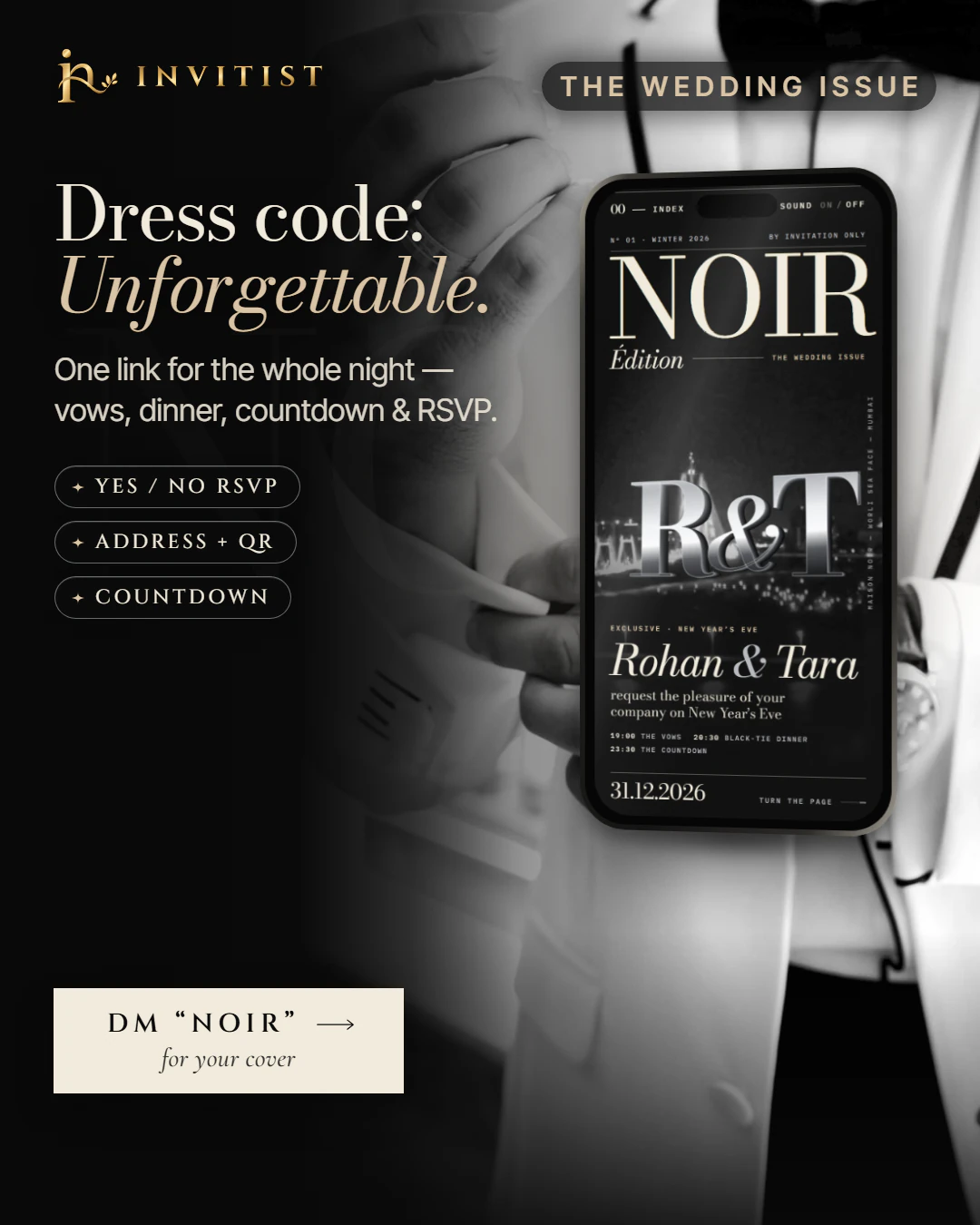 Noir Édition: Instagram portrait post